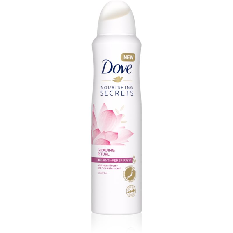Dove Nourishing Secrets Glowing Ritual antiperspirant v pršilu 48 ur 150 ml