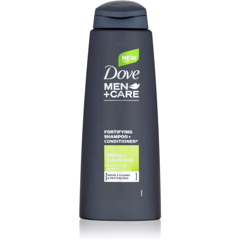 Dove Men+Care Fresh Clean champú y acondicionador 2 en 1 para hombre 400 ml