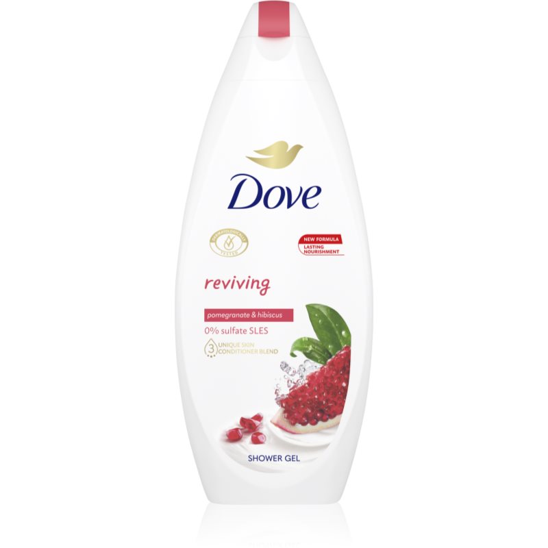 Dove Go Fresh Pomegranate & Lemon Verbena hranilni gel za prhanje 250 ml