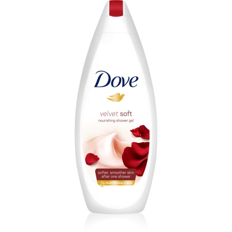 Dove Velvet Soft vlažilen gel za prhanje 250 ml