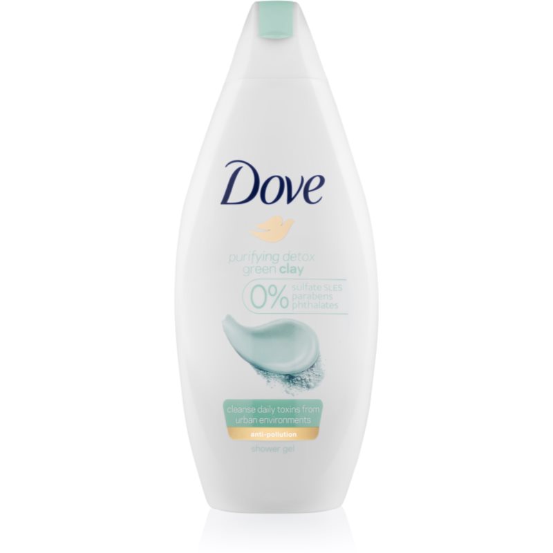 Dove Purifying Detox Green Clay почистващ душ гел 250 мл.