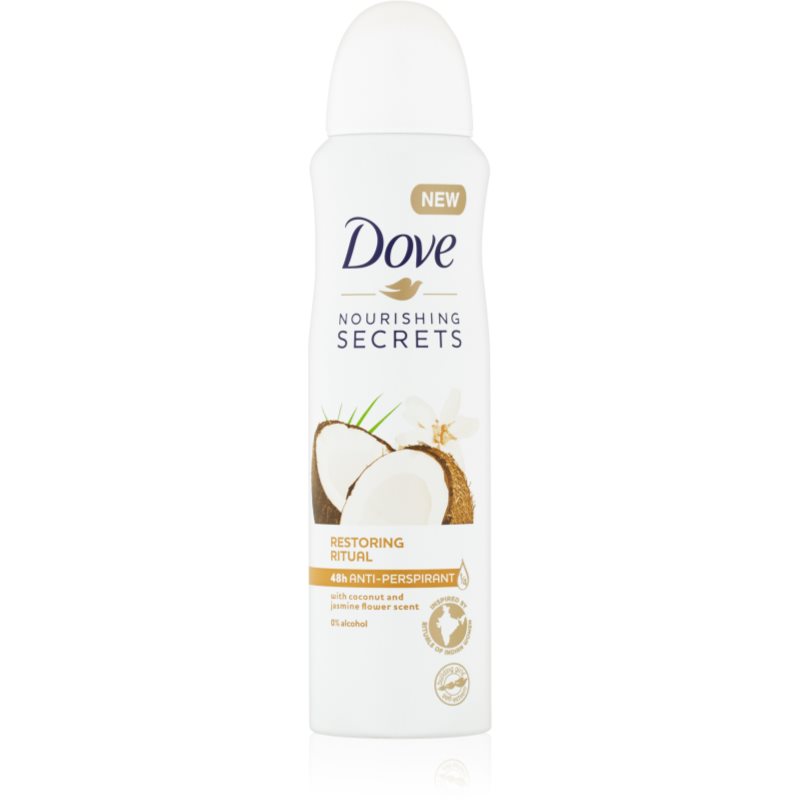 Dove Nourishing Secrets Restoring Ritual antitranspirante em spray com efeito de 48 horas 150 ml