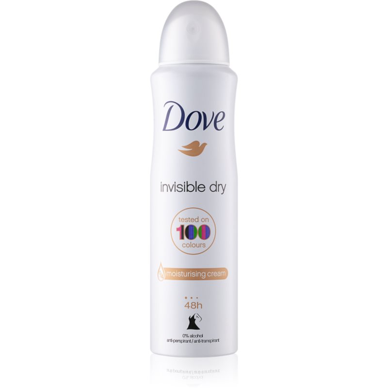 Dove Invisible Dry antitranspirante en spray 48h 150 ml