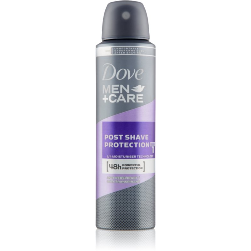 Dove Men+Care Post Shave Protection antitranspirante em spray 48 h 150 ml