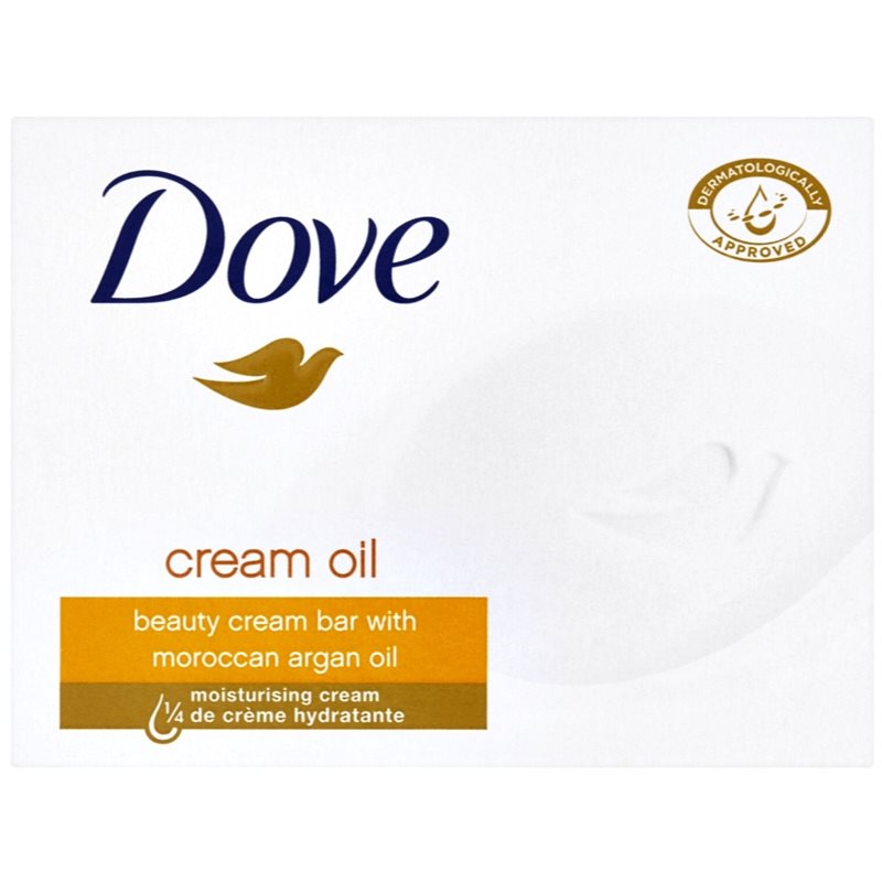 Dove Cream Oil jabón sólido con aceite de argán 100 g