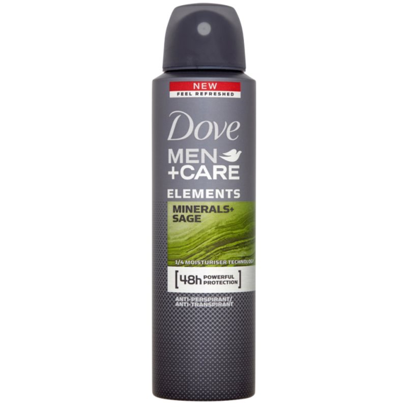 Dove Men+Care Elements antiperspirant in dezodorant v pršilu 48 ur Minerals + Sage 150 ml
