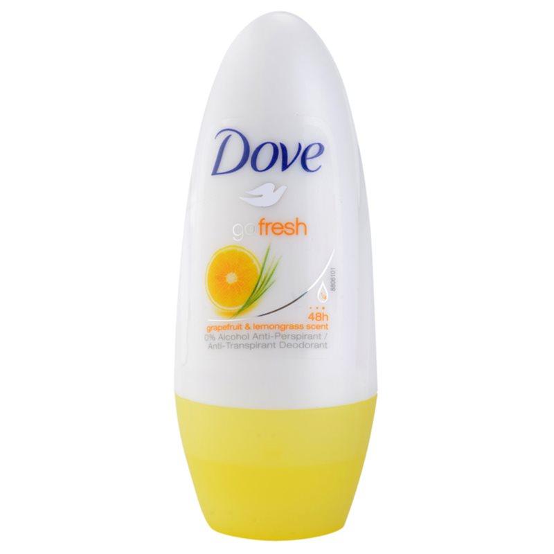 Dove Go Fresh Energize antiperspirant roll-on 48 ur grenivka in limonska trava 50 ml
