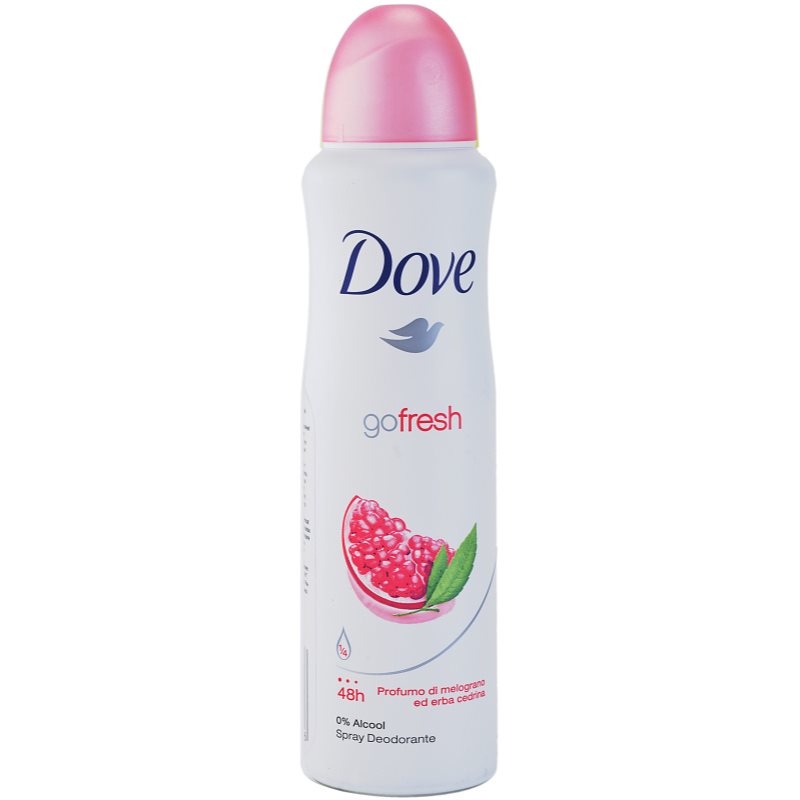 Dove Go Fresh Revive desodorizante em spray 48 h romã e lúcia-lima 150 ml