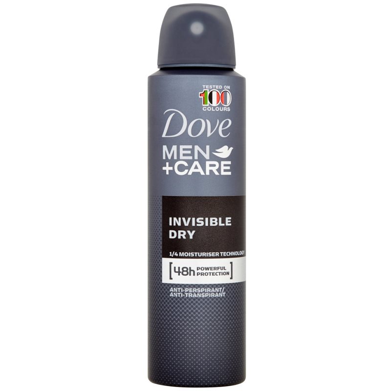 Dove Men+Care Invisble Dry antitranspirante em spray 48 h 150 ml