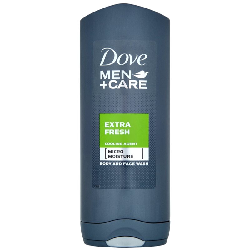 Dove Men+Care Extra Fresh gel de duche para corpo e rosto 400 ml