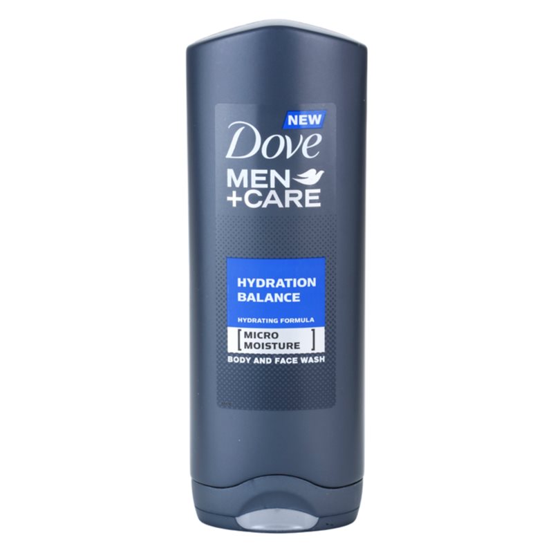 Dove Men+Care Hydration Balance gel za prhanje za telo in lase za moške 250 ml