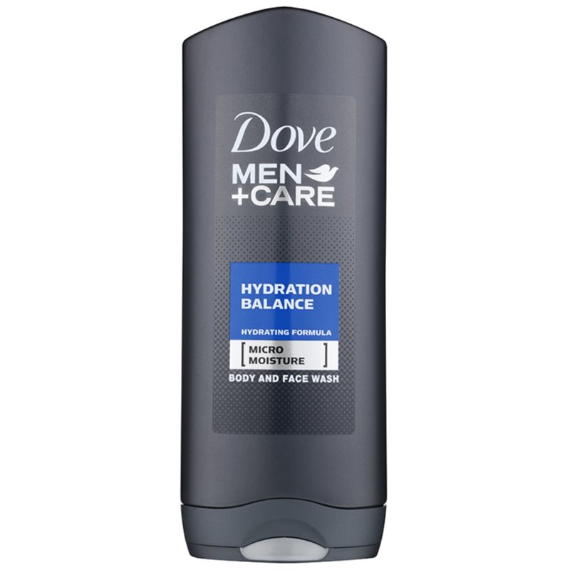 Dove Men+Care Hydration Balance tusfürdő gél testre és hajra uraknak 400 ml
