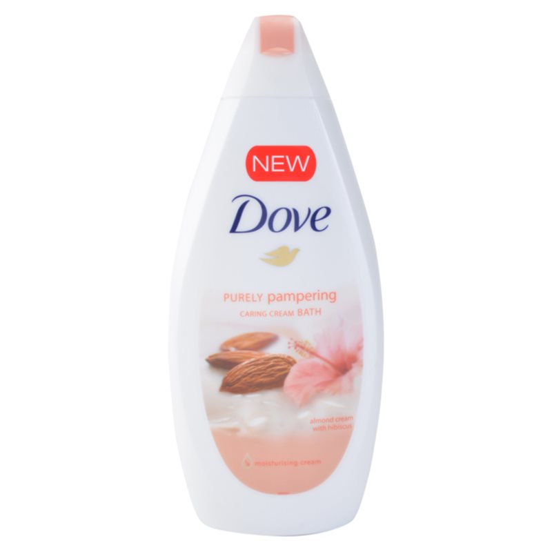 Dove Purely Pampering Almond espuma de banho amêndoas e hibiscus 500 ml