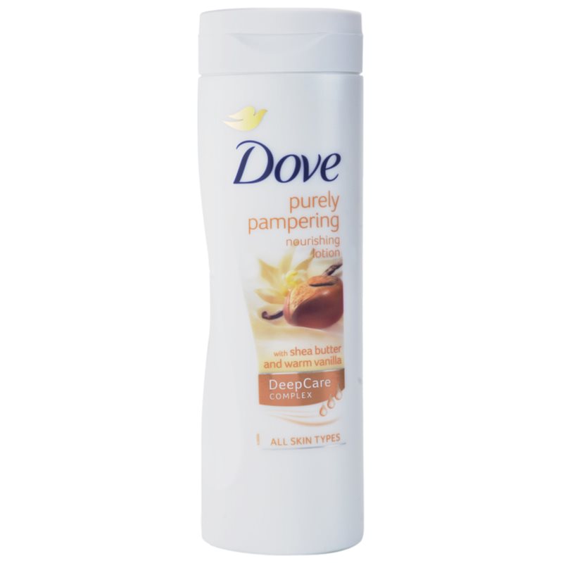 Dove Purely Pampering Shea Butter подхранващ лосион за тяло масло от шеа и ванилия 400 мл.