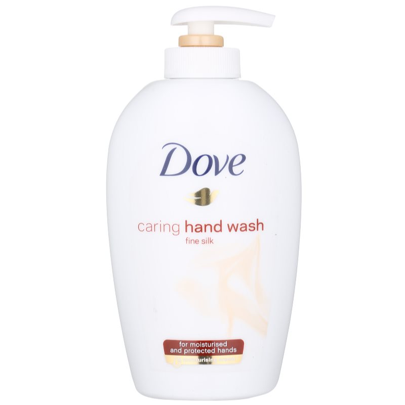 Dove Silk Fine течен сапун с дозатор бяла орхидея 250 мл.