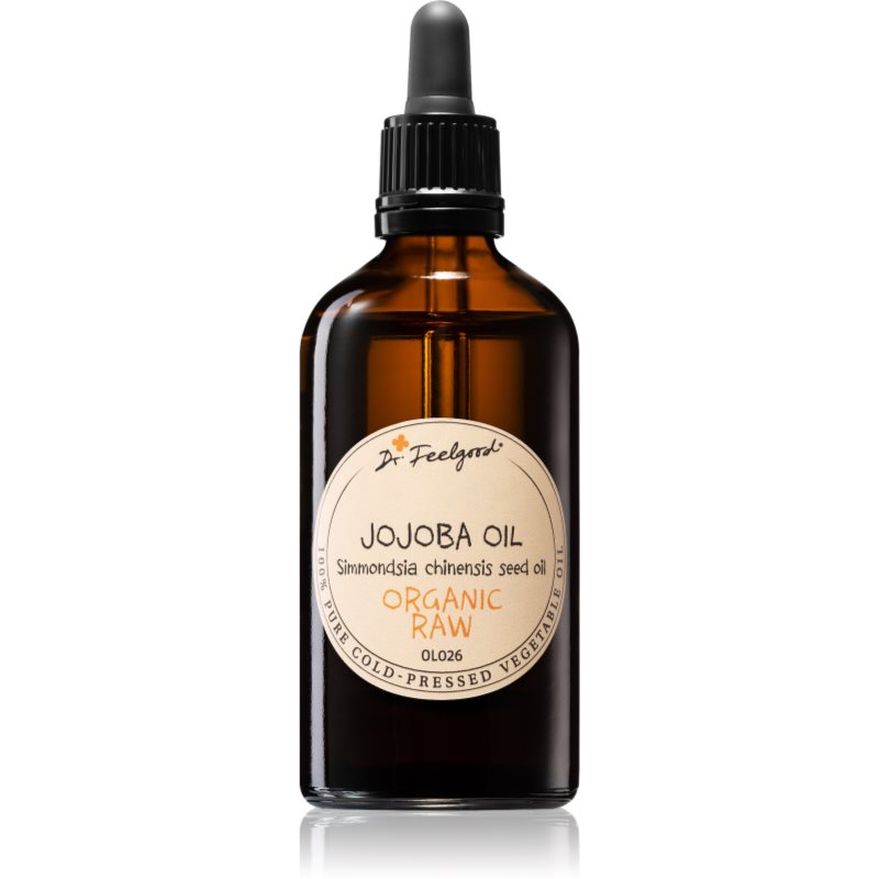 Dr. Feelgood BIO and RAW óleo de jojoba para todos os tipos de pele inclusive sensível 100 ml