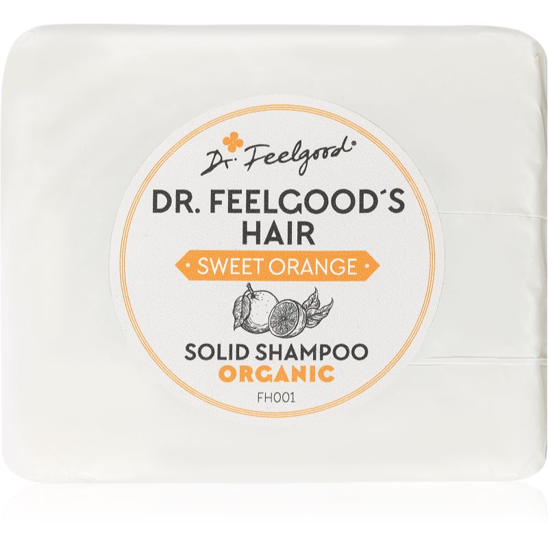 Dr. Feelgood Sweet Orange Organisches Shampoo als Waschstück 100 g