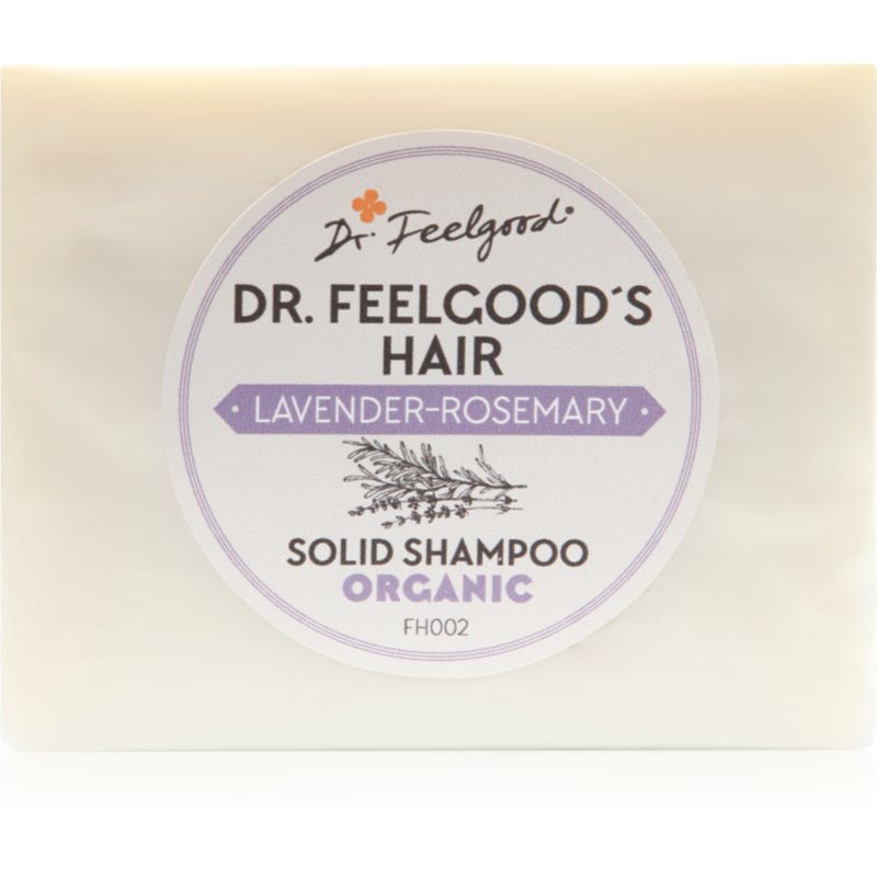 Dr. Feelgood Lavender & Rosemary organski trdi šampon 100 g