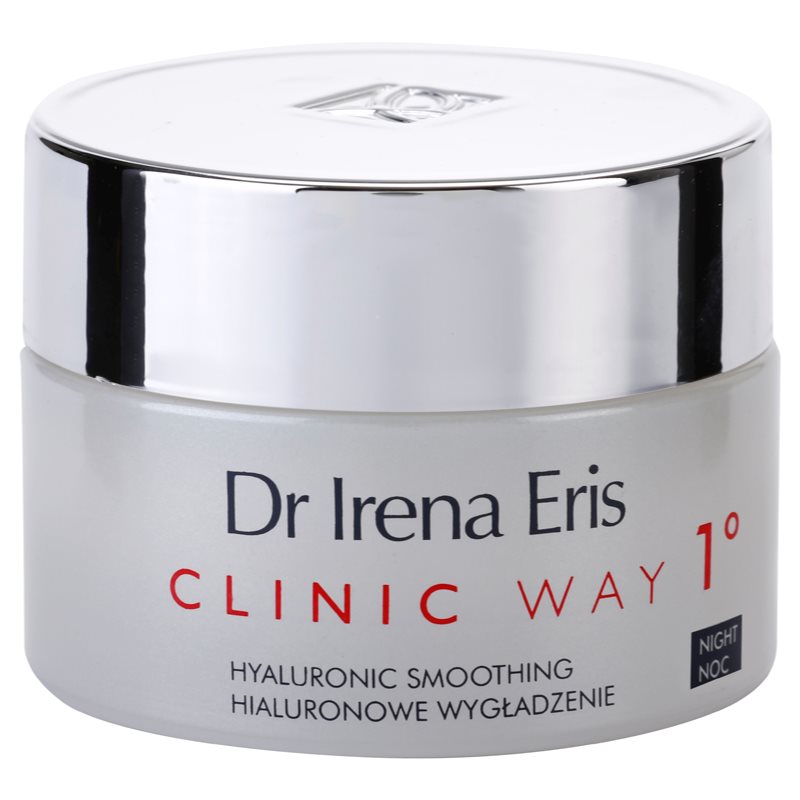 Dr Irena Eris Clinic Way 1° nočna hranilna in vlažilna krema za zmanjšanje mimičnih gub 50 ml