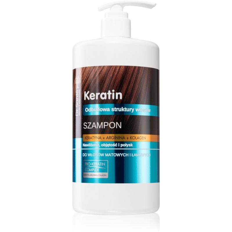 Dr. Santé Keratin champú para cabello fatigado y sin brillo 1000 ml