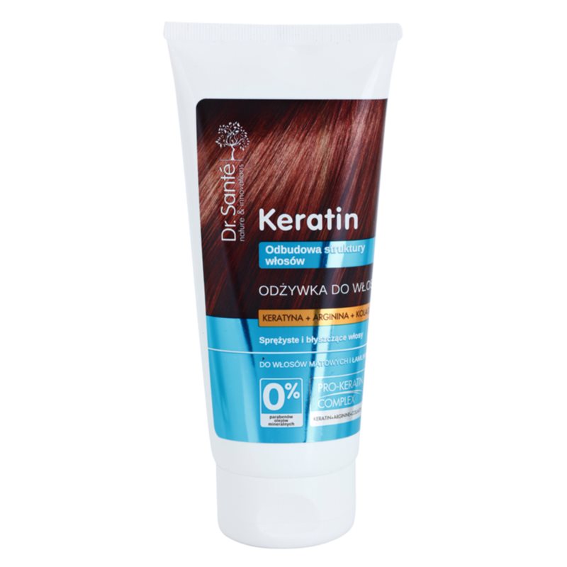 Dr. Santé Keratin Condicionador regenerador para cabelos com brilho 200 ml