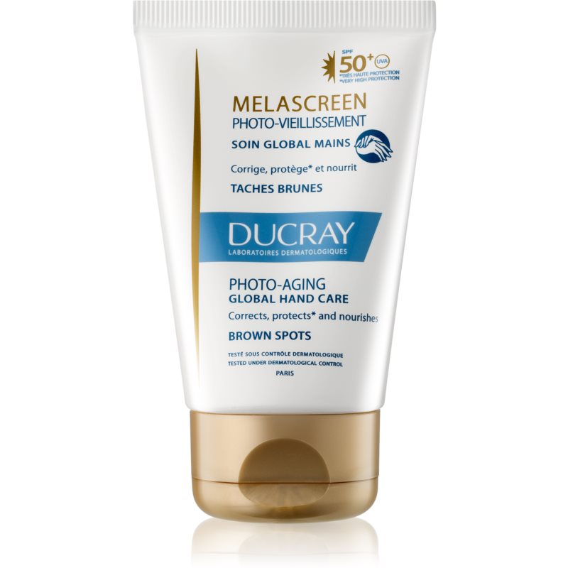 Ducray Melascreen komplexe Handpflege mit Sonnenschutzfaktor 50+ gegen Pigmentflecken 50 ml