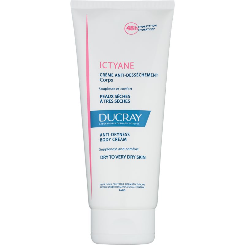 Ducray Ictyane creme corporal hidratante para pele seca a muito seca 200 ml