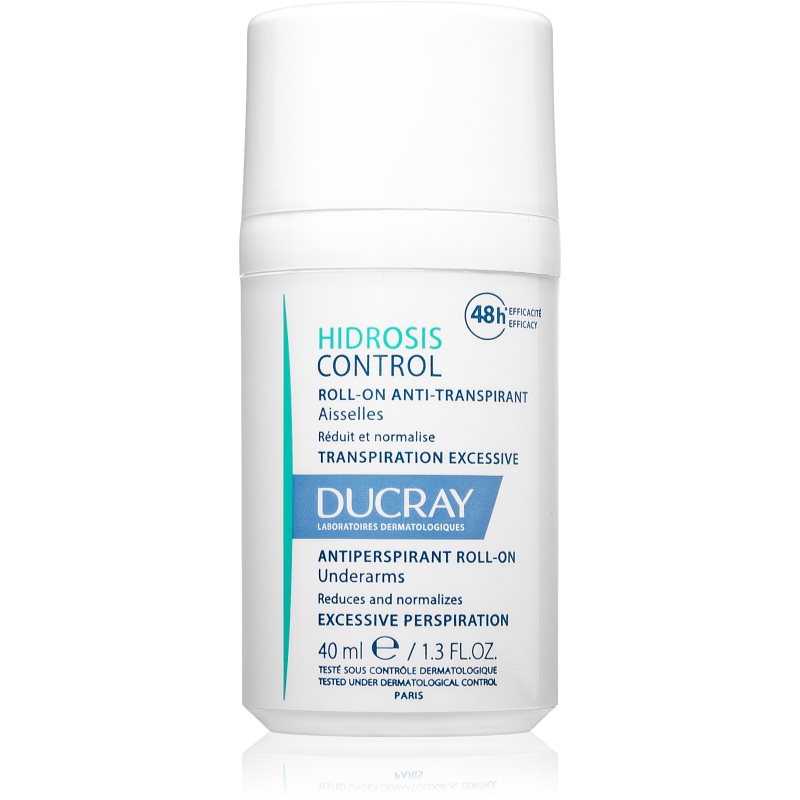 Ducray Hidrosis Control roll-on antibacteriano contra suor excessivo 40 ml