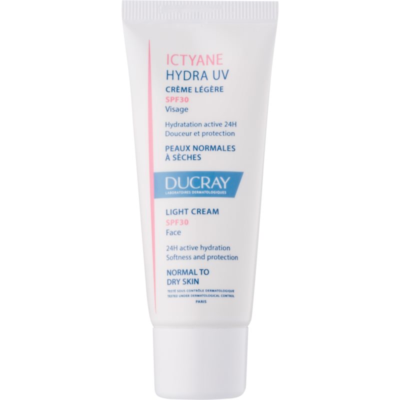 Ducray Ictyane crema ligera para pieles normales a secas SPF 30 40 ml
