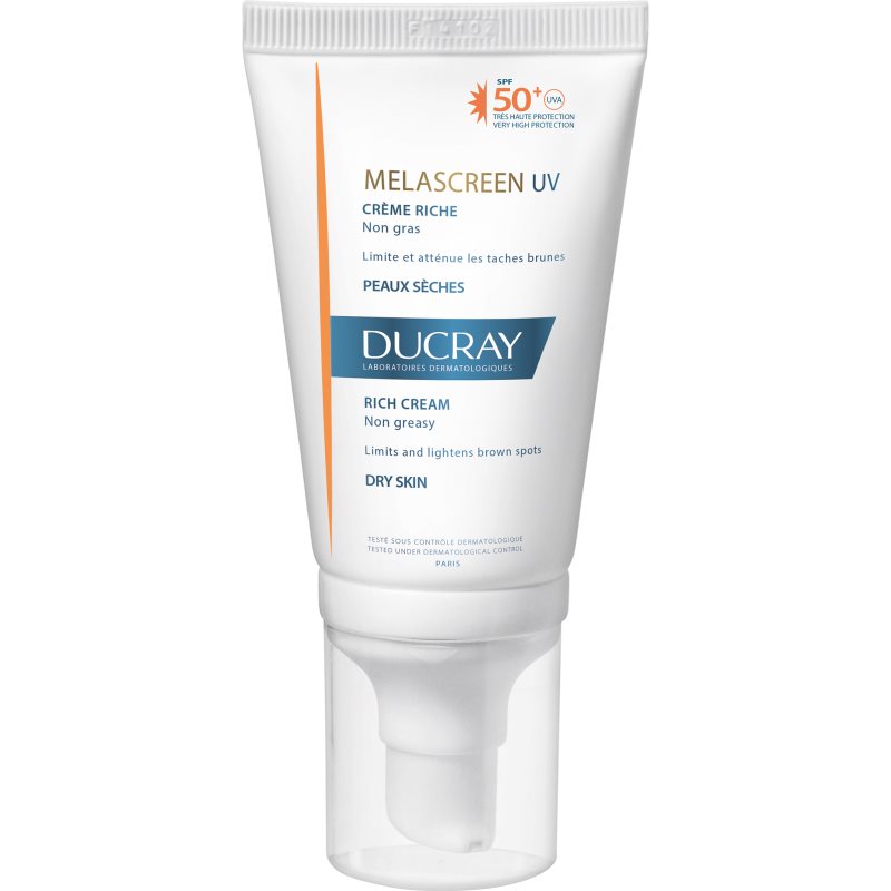 Ducray Melascreen creme solar anti-manchas de pigmentação SPF 50+ 40 ml