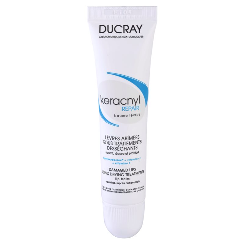 Ducray Keracnyl bálsamo labial regenerador durante el tratamiento del acné 15 ml