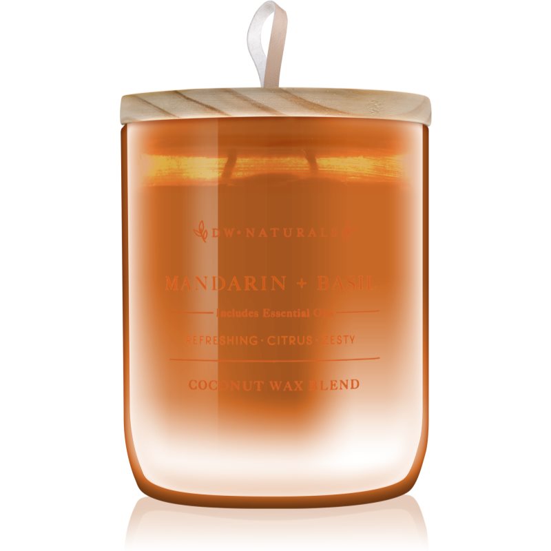 DW Home Mandarin + Basil ароматна свещ 500,94 гр.