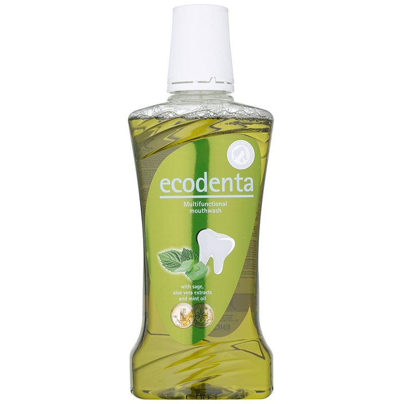 

Ecodenta Green Multifunctional рідина для полоскання ротової порожнини для стійкої свіжості подиху