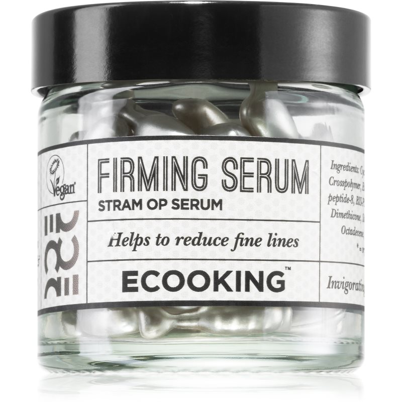 Ecooking Eco učvrstitveni serum za obraz v kapsulah 60 kos
