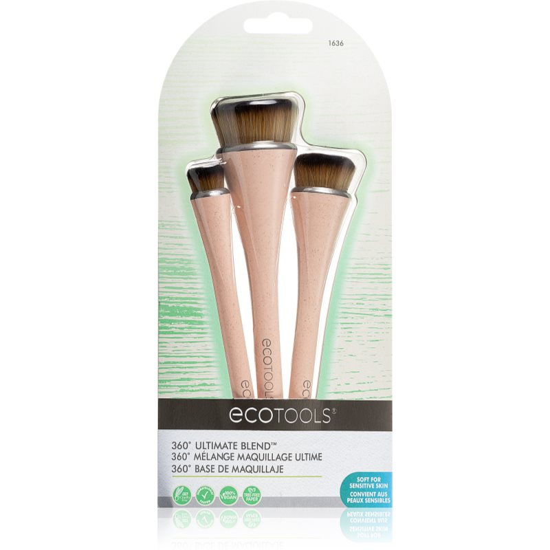 EcoTools 360° Ultimate Blend™ set de brochas para mujer