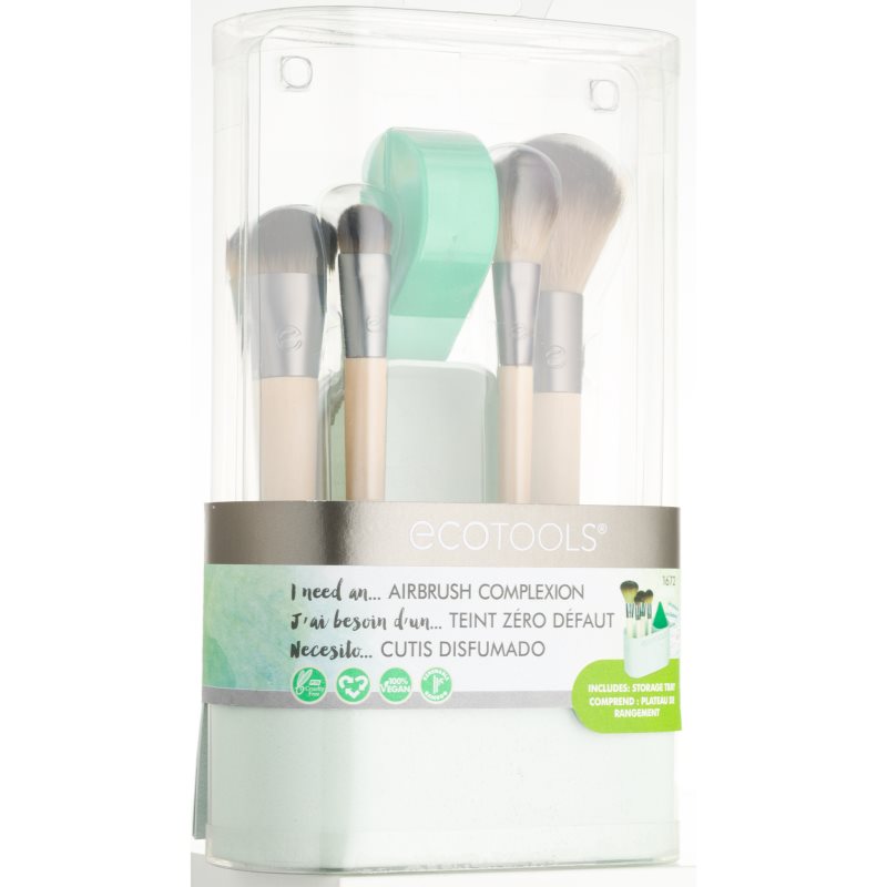 EcoTools Airbrush Complexion комплект четки  (за лице) за жени