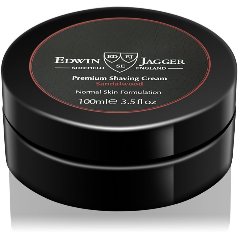 Edwin Jagger Sandalwood crema de afeitar para pieles normales 100 ml