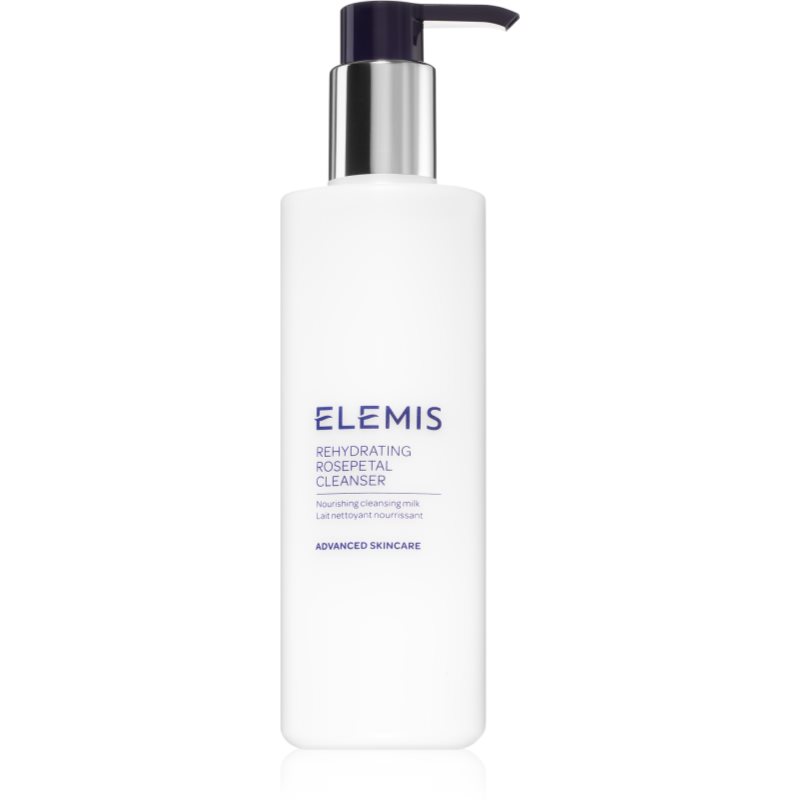 Elemis Advanced Skincare Rehydrating Rosepetal Cleanser подхранващо почистващо мляко за дехидратирана кожа 200 мл.
