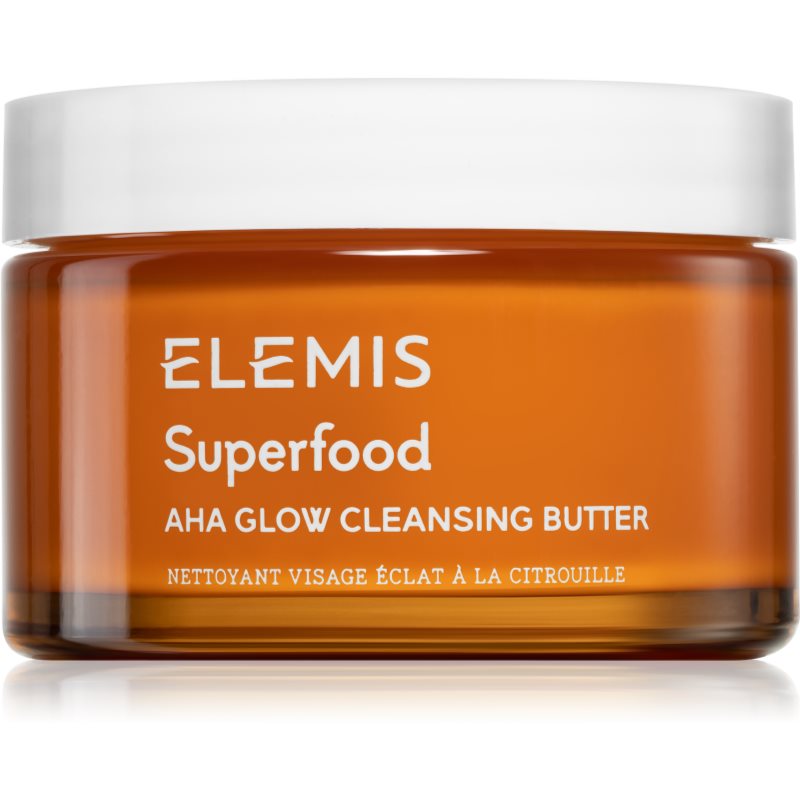 Elemis Superfood AHA Glow Cleansing Butter mascarilla facial limpiadora  para iluminar la piel 90 ml