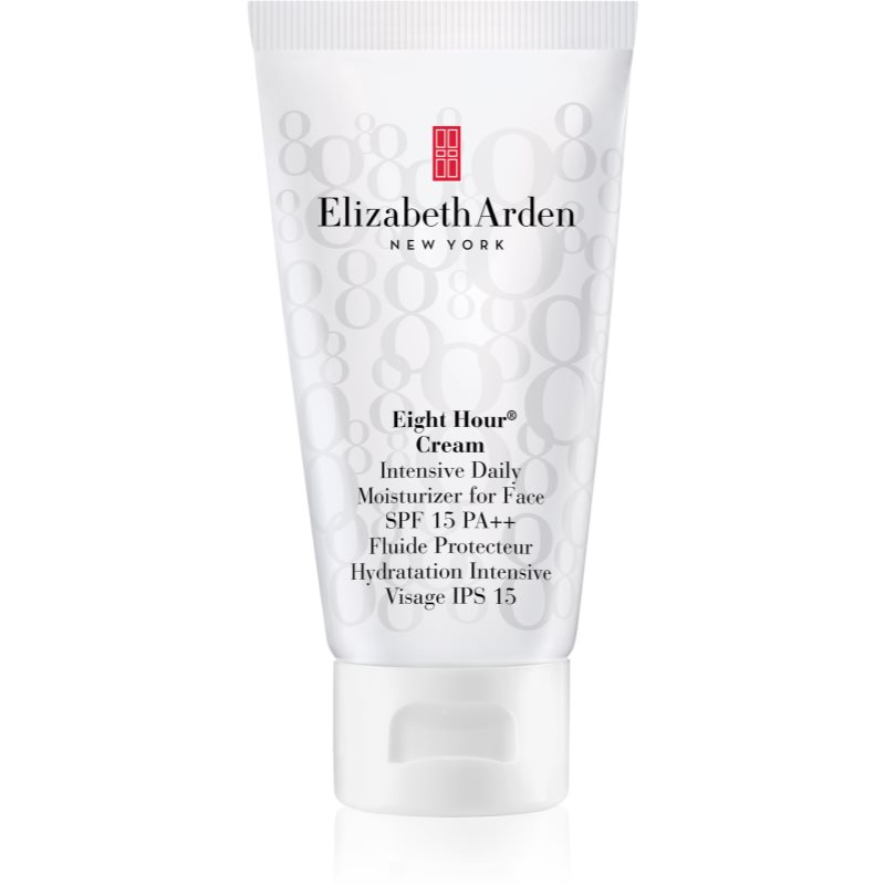 Elizabeth Arden Eight Hour Cream Intensive Daily Moisturizer For Face дневен хидратиращ крем за всички типове кожа на лицето SPF 15 50 мл.