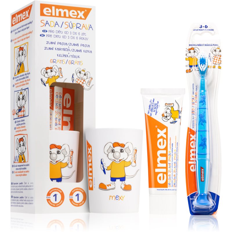 Elmex Kids 3-6 Years Zahnpflegeset für Kinder