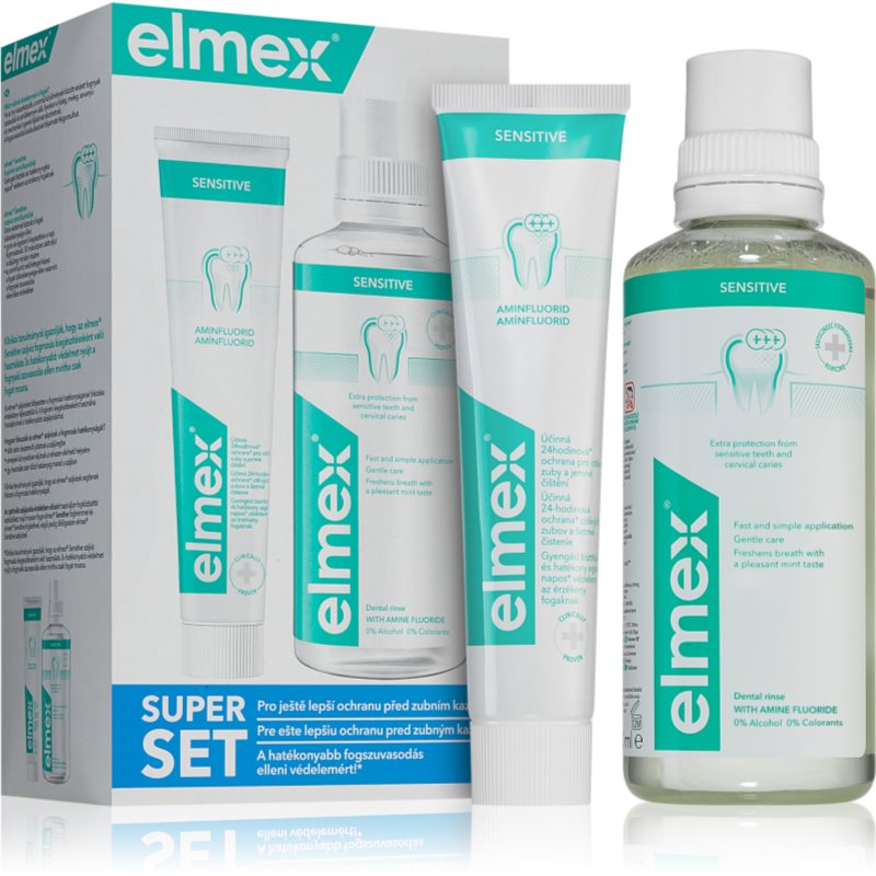 Elmex Sensitive Plus conjunto de cuidado dental (para dentes sensíveis)