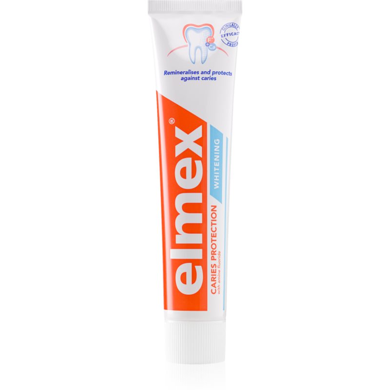Elmex Caries Protection Whitening dentífrico branqueador com fluór 75 ml