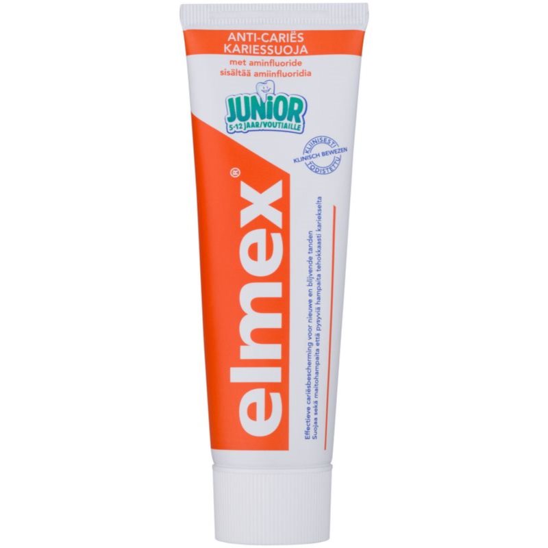 Elmex Junior 6-12 Years pasta de dientes para niños 75 ml