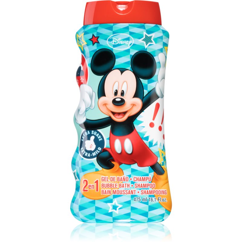 EP Line Mickey Mouse gel de duche e banho para crianças 475 ml