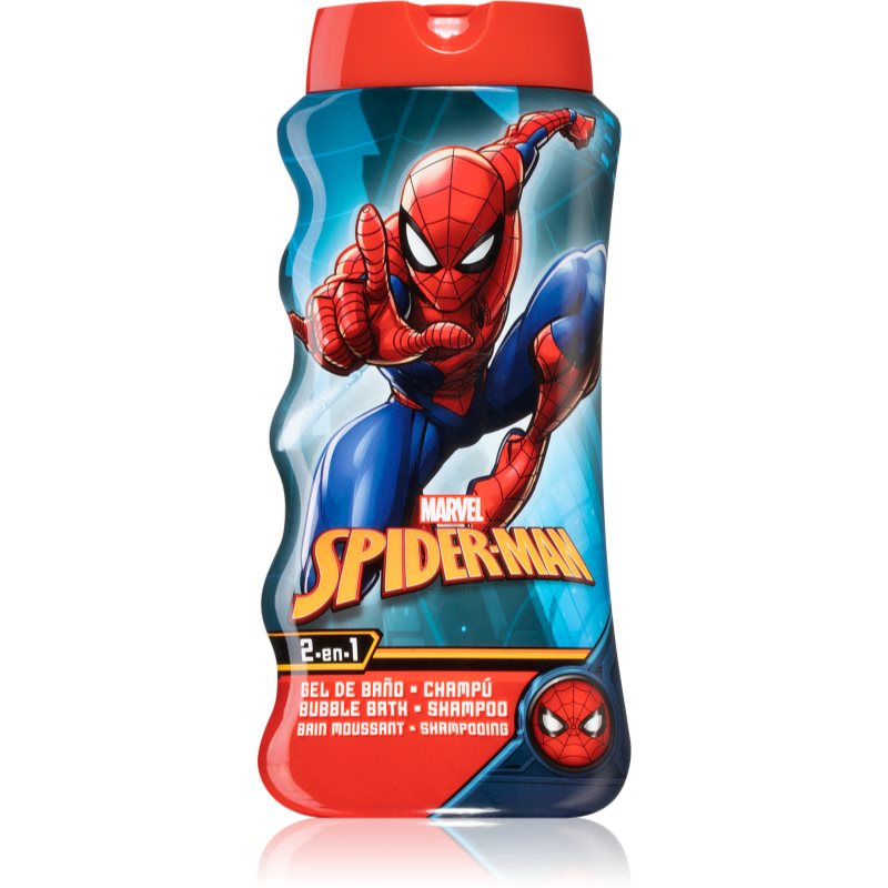 EP Line Spiderman gel de ducha y baño para niños 475 ml
