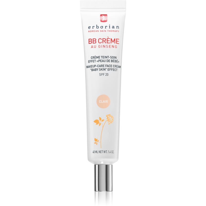 Erborian BB Cream loção tonificante para uma pele perfeita SPF 20 embalagem grande tom Clair  45 ml
