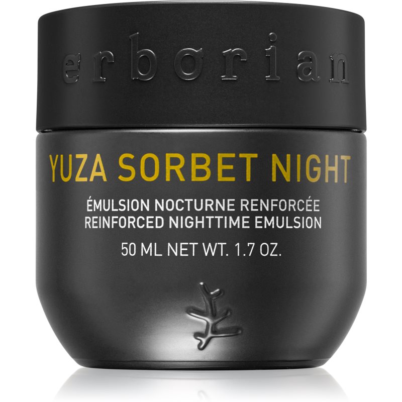 Erborian Yuza Sorbet emulsão iluminadora de noite para refirmação de pele 50 ml
