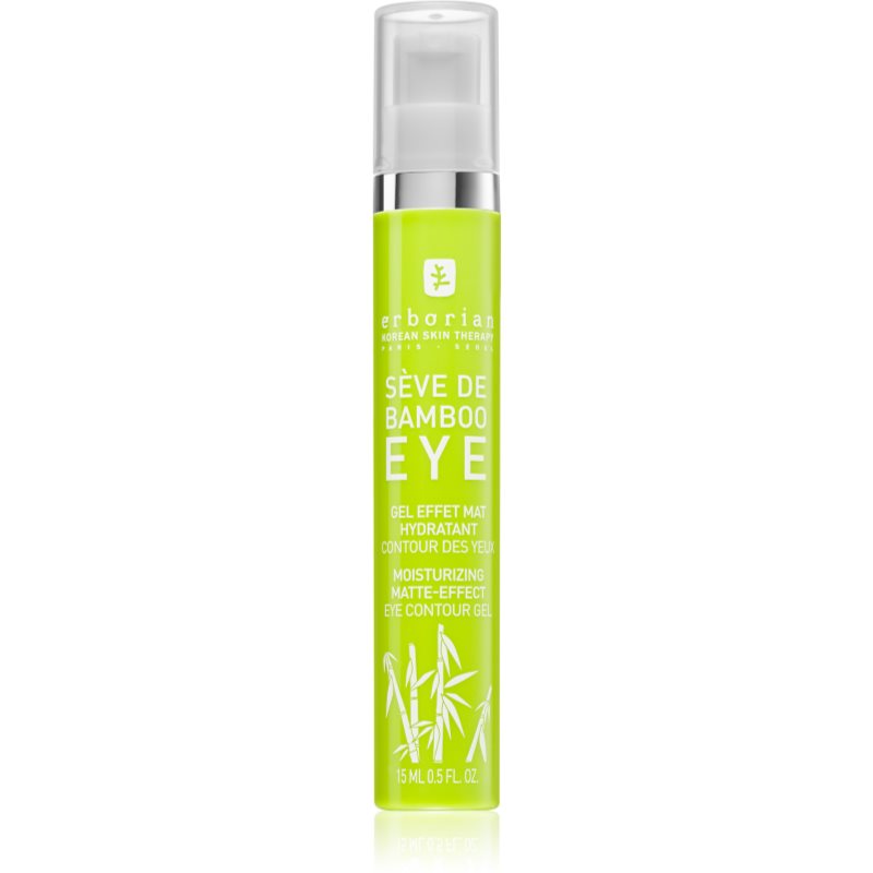 Erborian Bamboo gel hidratante para contorno de ojos con efecto mate 15 ml