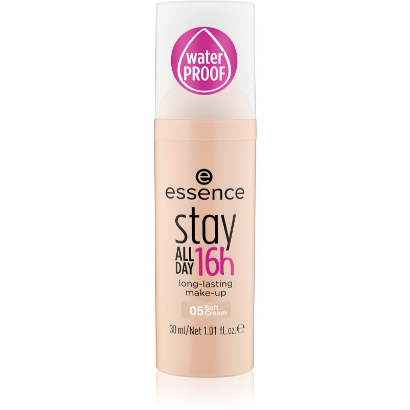Essence Stay All Day 16h maquillaje de larga duración tono 05 Soft Cream 30 ml